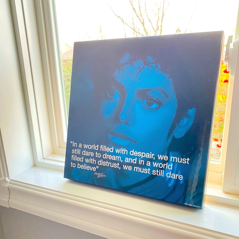 ** ANDY WARHOL INSPIRED MJ PRINT **